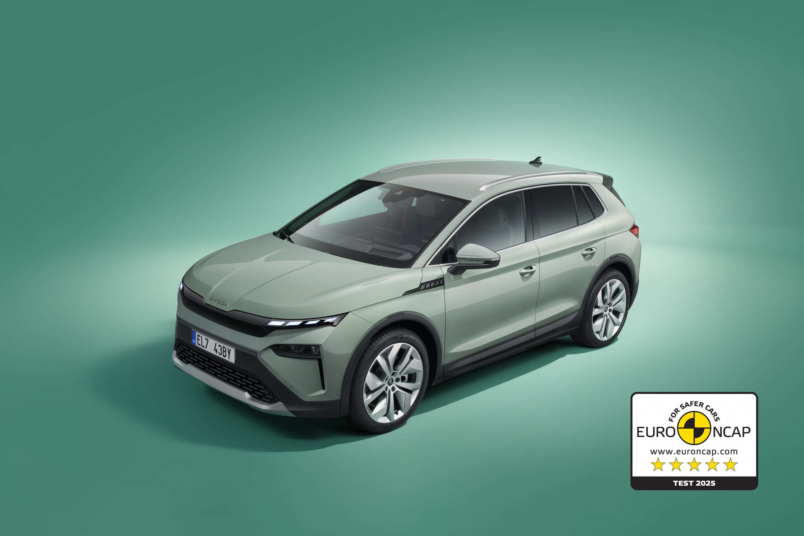 Škoda Elroq boduje v Euro NCAP piatimi hviezdami