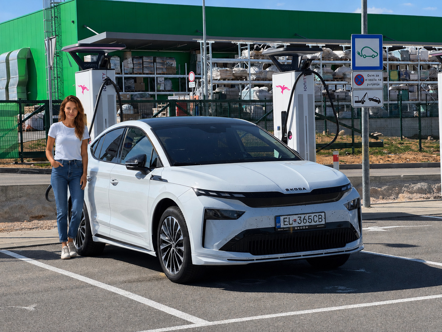 elektromobilom do Chorvatska ionity gospic Neo