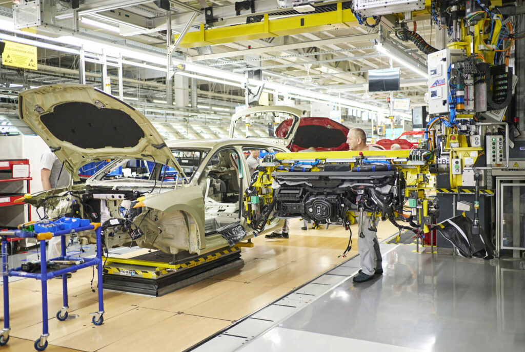Škoda Superb Combi výroba